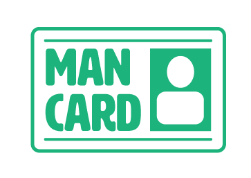 Man Card graphic