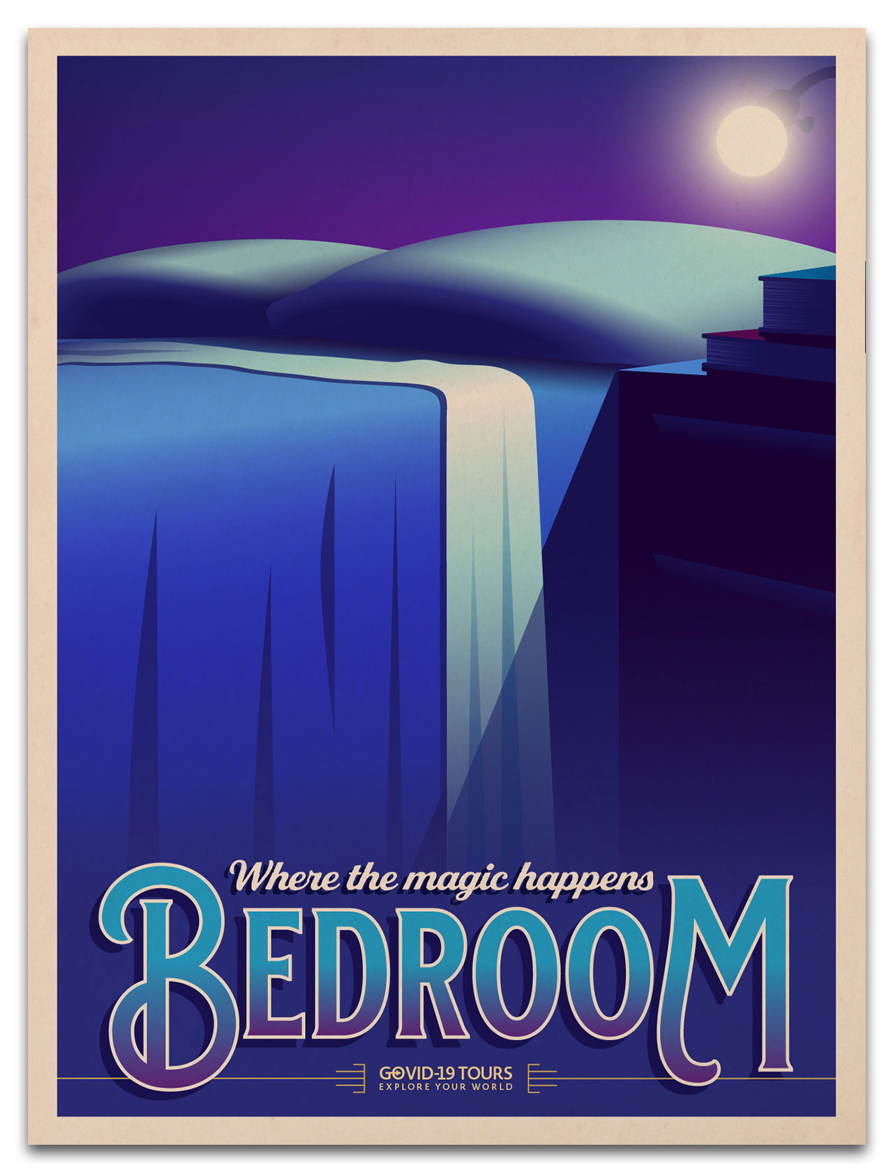 Bedroom Quarantine Travel Poster